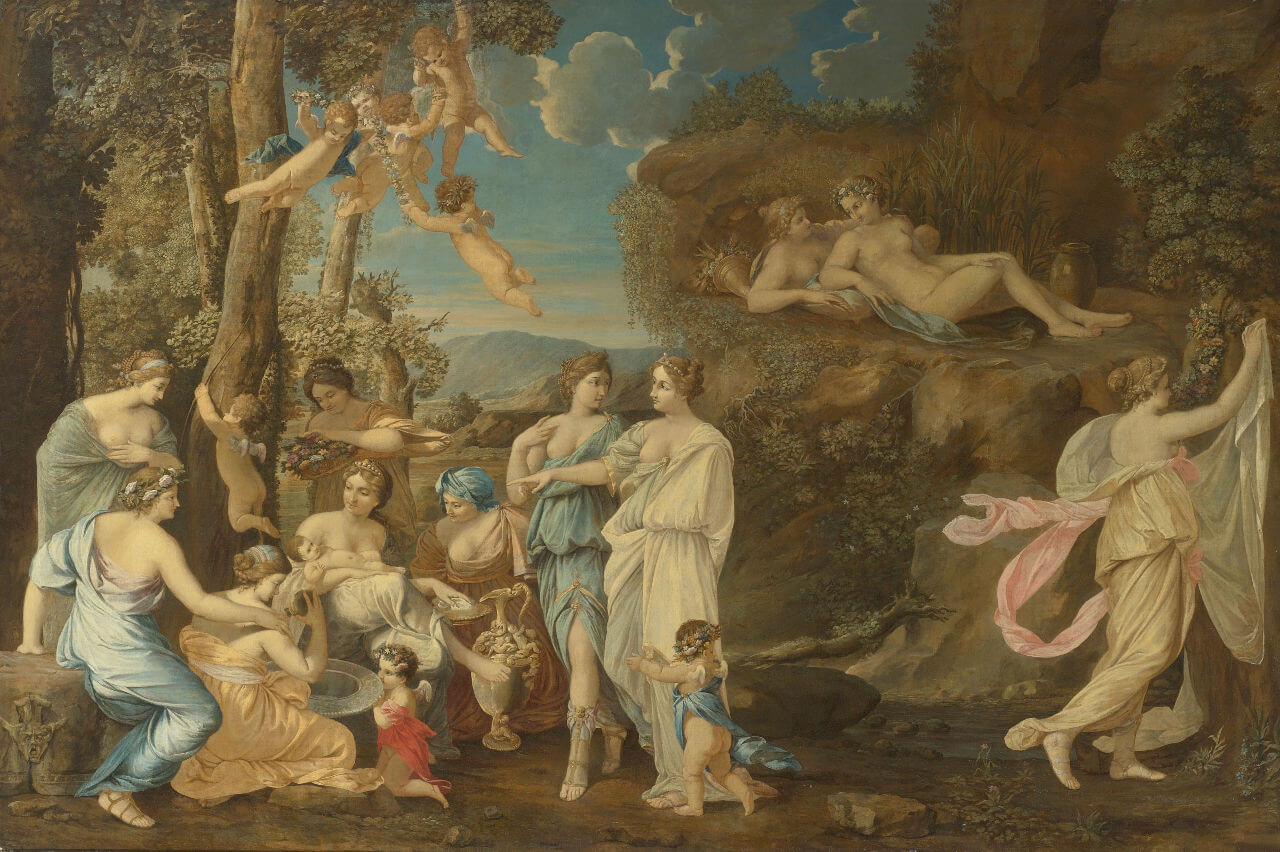 Geburt des Bacchus (Dionysos) 