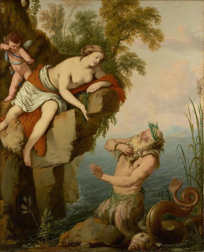 Glaukos und Skylla - Laurent de la Hyre (French, 1606-1656)