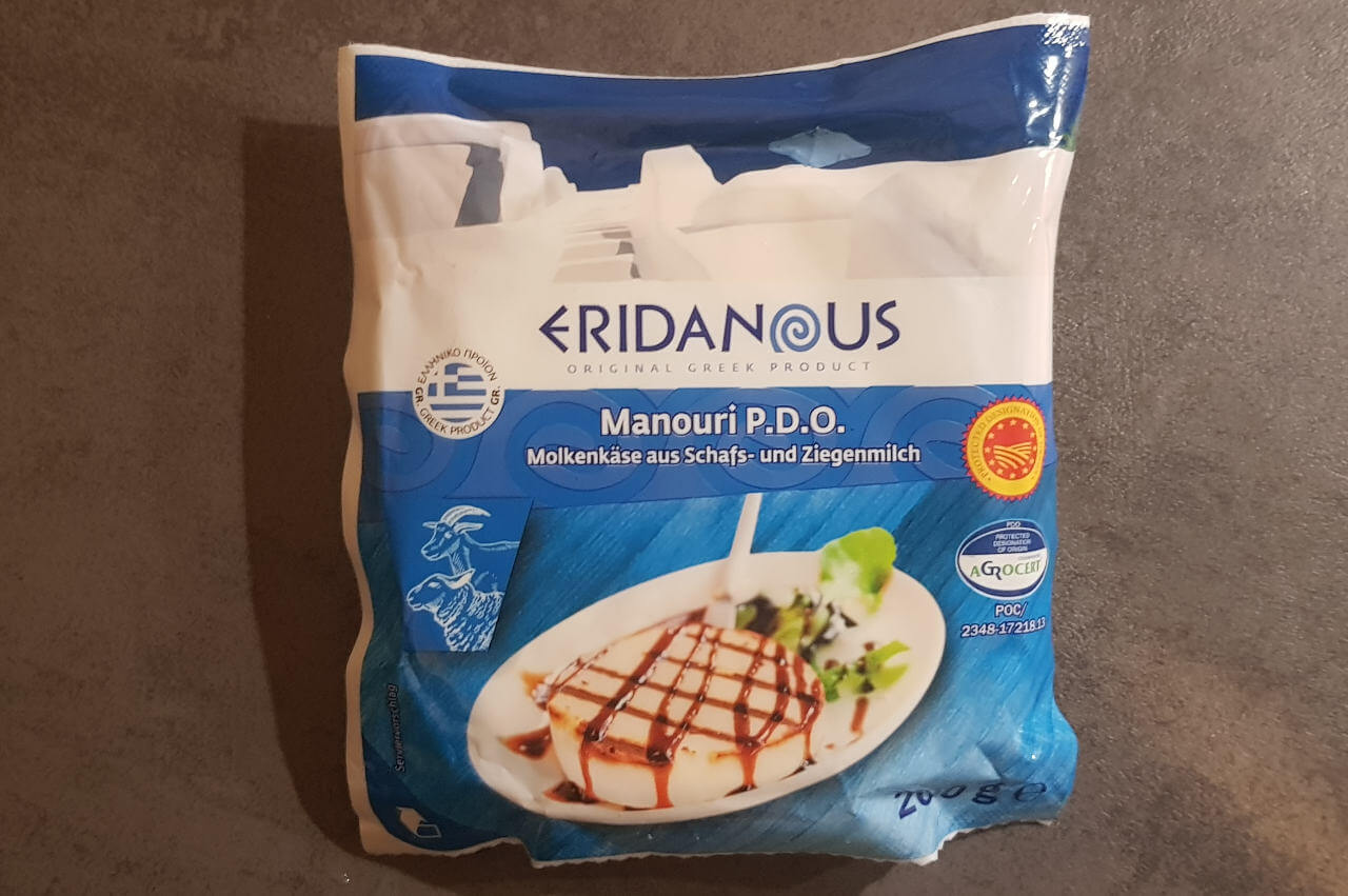 Während griechischen Wochen gibt es manchmal auch den Manouri zu kaufen