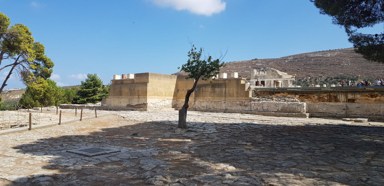 Ganz in der Nähe von Iraklion ist der Palast von Knossos