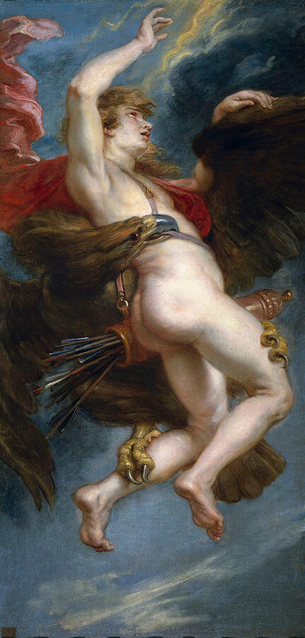 Der Raub des Ganymed von Peter Paul Rubens