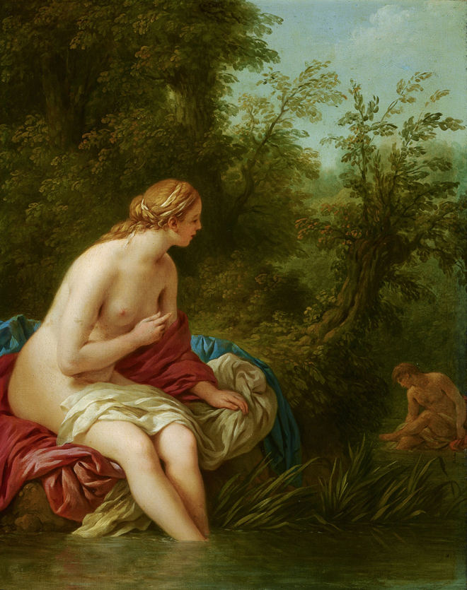 Salmakis und Hermaphroditos