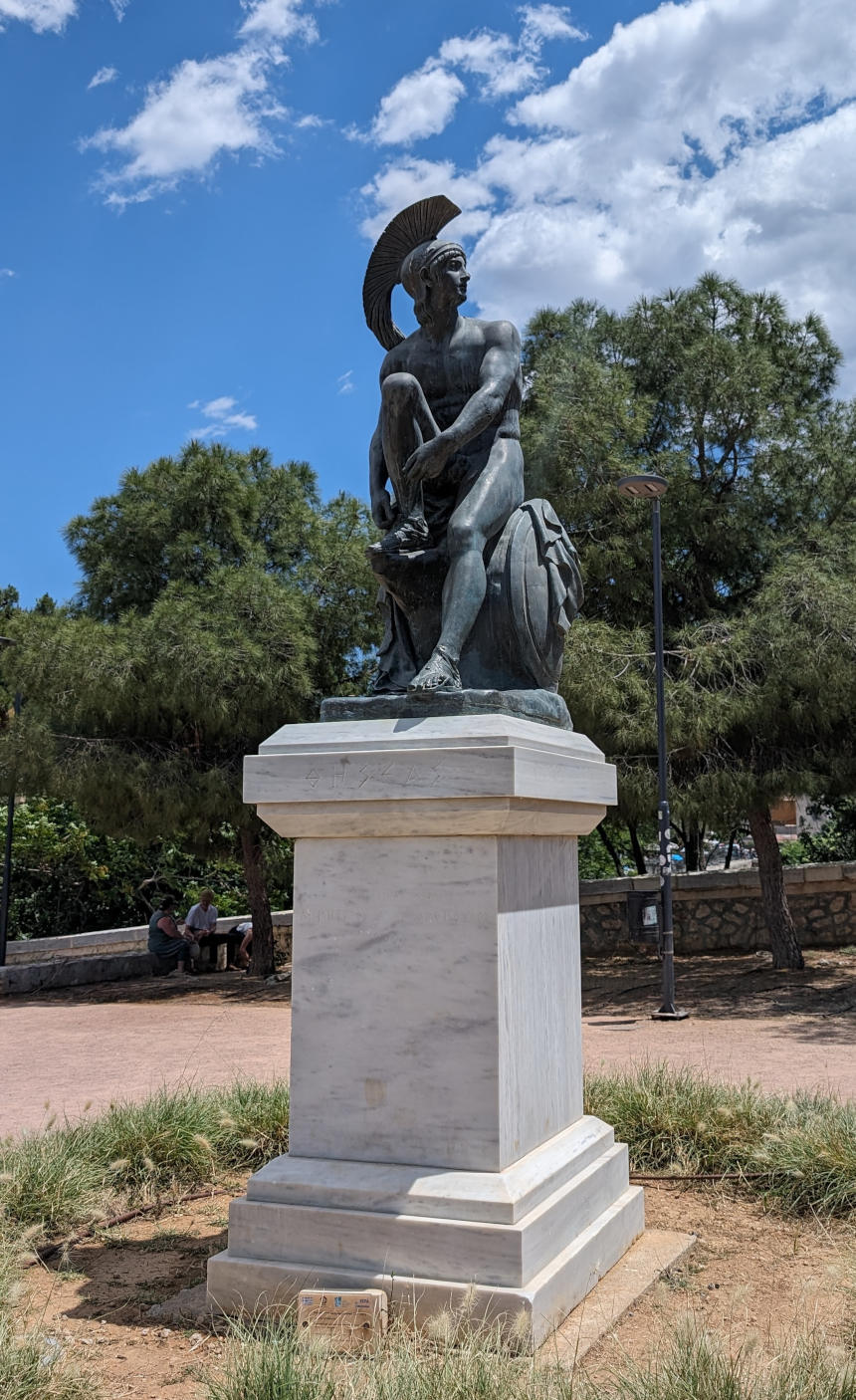 Statue des Theseus in Athen
