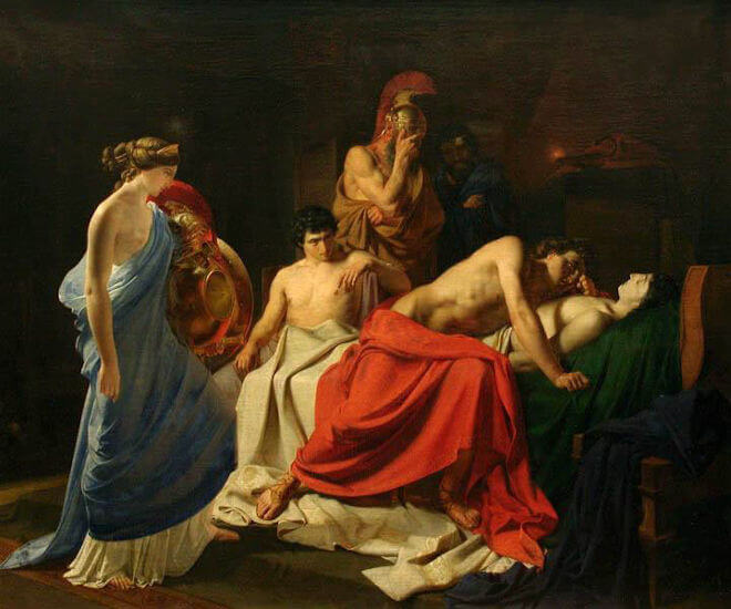 Achilles beim toten Patroklos