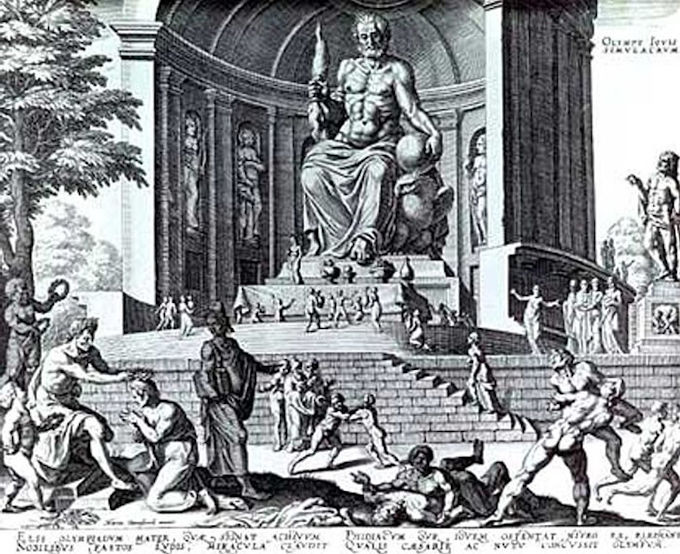 Zeus-Statue des Phidias